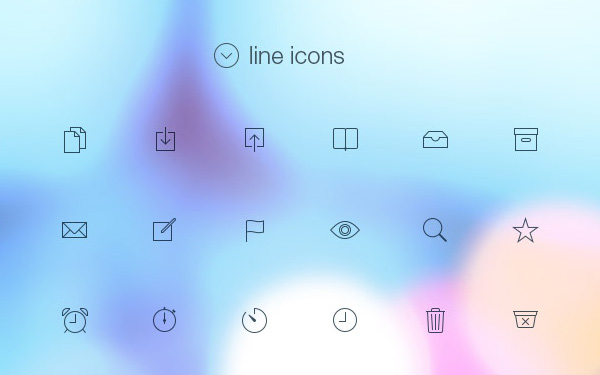 iOS 7标签栏图标Tab Bar Icons iOS 7